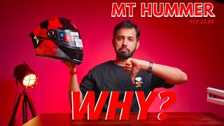 MT HUMMER ECE 22.06 helmet It Makes No Sense and it Fails within Rs.5000