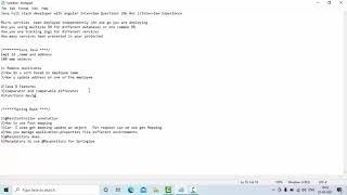 Full Stack Developer with Java and Angular Interview Questions| Spring Boot with Angular Interview