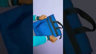 Double Zipper Hanging Bag #bagmaking #ytshorts #learntowork