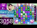 Candy crush saga level 3058 । Hard level । No boosters । Candy crush saga 3058 । Sudheer Gaming