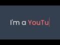 CSS Text Typing Animation | Multiple Text Typing Animation