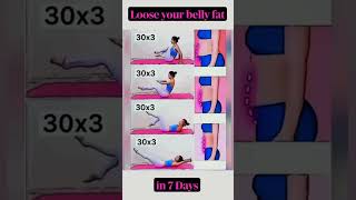 Lose Your Belly Fat In One Week 🔥🔥| Belly Fat Blasting Challenge In Just 7 Days 🔥 #shorts #short