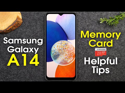 Samsung Galaxy A14 5G How to Install a Memory Card and Useful Tips H2TechVideos