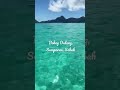 Crystal Clear Water | Bohey Dulang