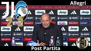Juventus - Atalanta 2-2 🎤 Conferenza post di Max Allegri