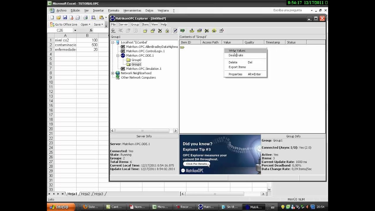 Tutorial Opc Youtube