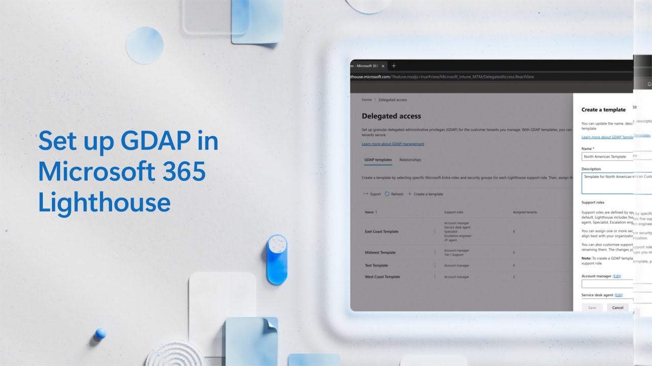 Set Up Gdap In Microsoft 365 Lighthouse Youtube
