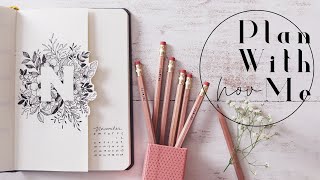 Plan With Me | November 2019 Bullet Journal Flower Power