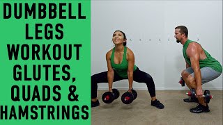 Dumbbell Legs Workout - Glutes, Quads, & Hamstrings Workout @ACHVPEAK
