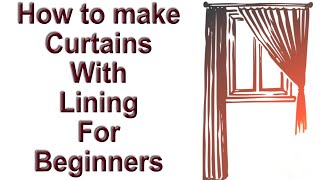 how to make curtains for beginners