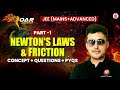 Newton's Laws & Friction | JEE 2025 | All Concepts And Question | Shreyas Sir