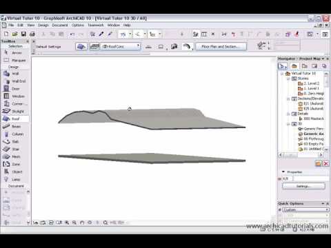 TUTORIAL ARCHICAD - Roofs Curved TUTORIAL ARCHICAD - Roofs Curved