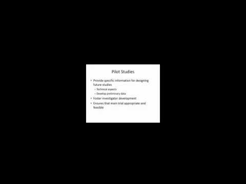 Piloting Your Research to Success: The Why, What and How of Pilot Studies Piloting Your Research to Success: The Why, What and How of Pilot Studies