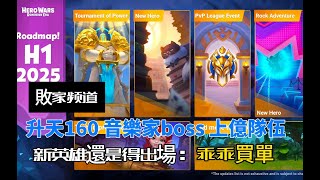 Hero Wars Taiwan Guide 160音樂家boss隊伍破億輸出