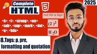 HTML Tutorial for Beginners | commonly used tags -2 | HTML Full Course