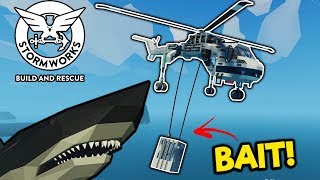We Tried to Capture the Megalodon Using OB as Bait! - Stormworks Multiplayer - Megalodon Survival