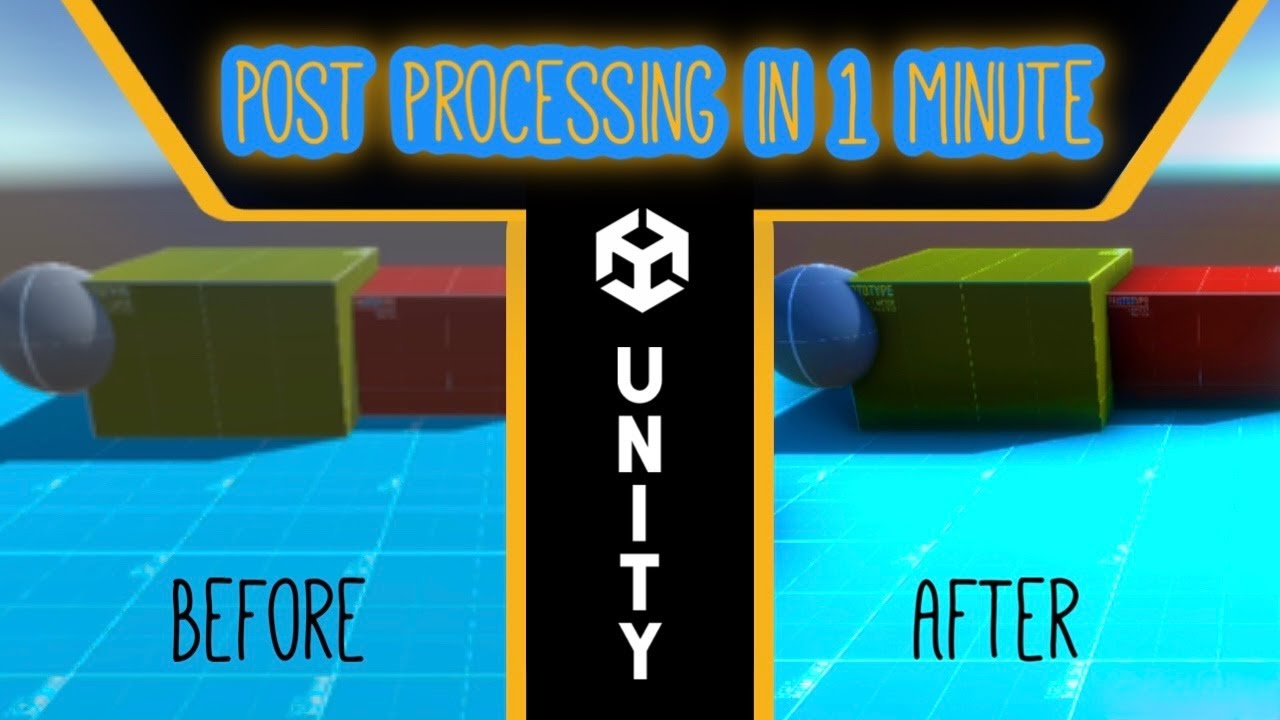 How To Add Post Processing In 1 Minute Unity Tutorial Youtube