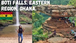 Exploring BOTI FALLS! EASTERN REGION, GHANA.🇬🇭