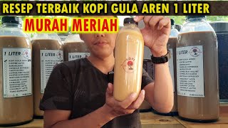 MURAH MERIAH NGALAHIN STARBUCKS | RESEP RAHASIA KOPI GULA AREN 1 LITER