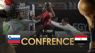 Press Conference: (Slovenia) - Egypt | 27th IHF Men's Handball World Championship | Egypt2021