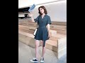 pursue boutique丨women s summer new elegant pleated belted blazer dress with v neck shorts