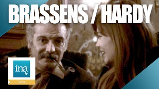 1968 : Quand Georges Brassens rencontre Françoise Hardy | Archive INA