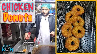 CHICKEN DONUTS / Frozen Chicken Doughnuts Recipe / (Commercial)