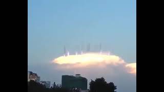 city.mp4 ~ City in the Clouds Mystery Castle in the Sky Mirage UFO Illusion Creepy Aliens Paranormal