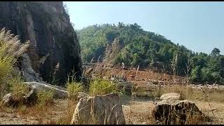 Nepal dhara waterfalls। pathar quarry,  guwahati, meghalaya। but waterfall is not here। 😂😂