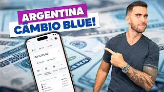 Conta digital que permite levar câmbio e dólar paralelo na ARGENTINA! Dólar blue do Brasil!