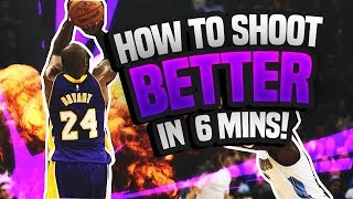 HOW TO SHOOT A BASKETBALL MORE ACCURATELY IN UNDER 6 MINS!!!
