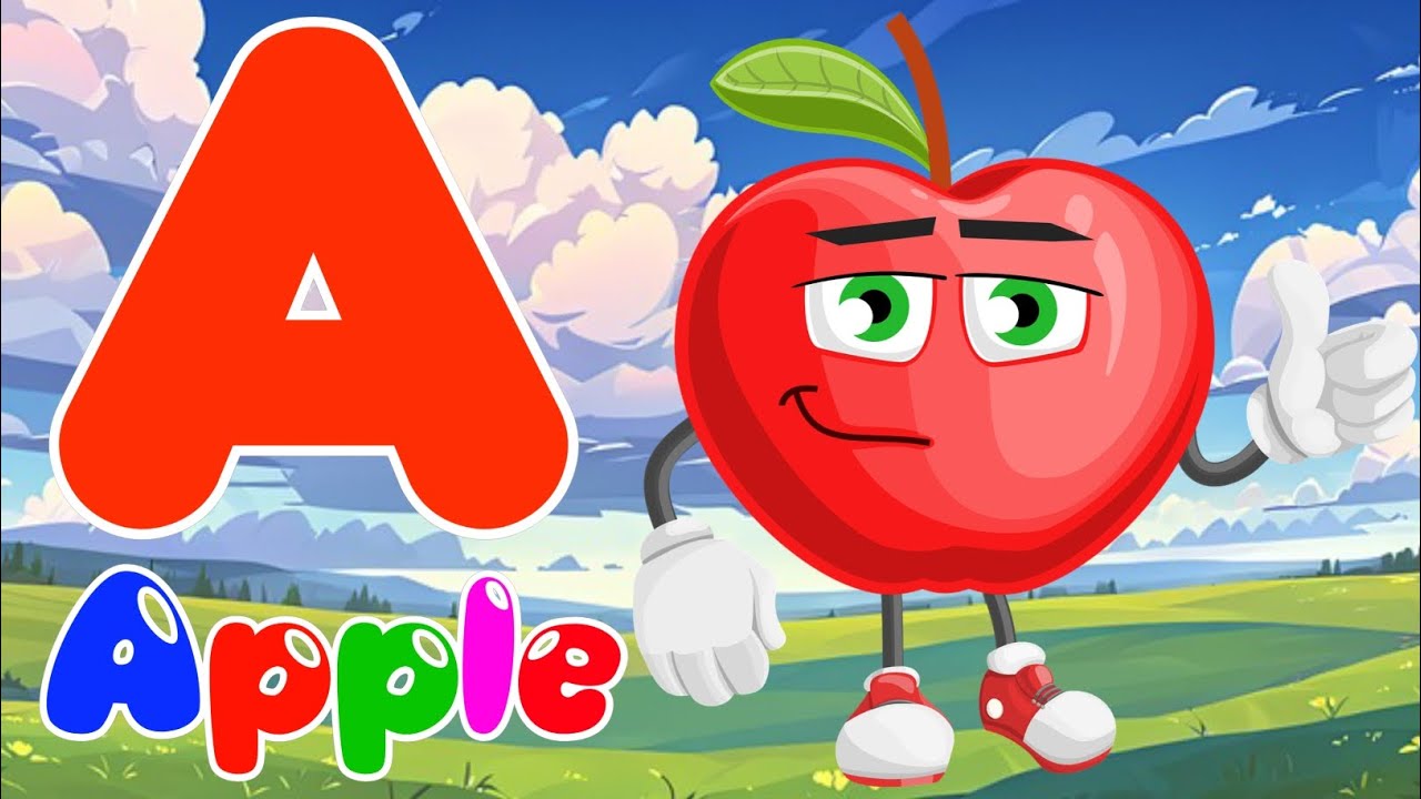 ABCD | A For Apple B For Ball | Abcde | Kids Learning Video | English ...