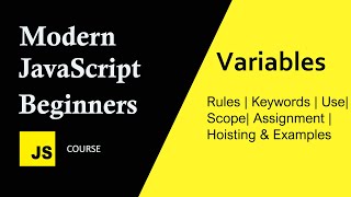 Variables in JavaScript in 5 Minutes | JavaScript Tutorial for Beginners
