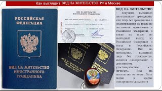 Как выглядит ВИД НА ЖИТЕЛЬСТВО РФ