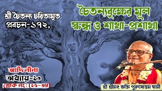 শ্রীচৈতন্য চরিতামৃত,প্রবচন-১৭২,আদি লীলা,  দশম অধ্যায়,শ্লোক নং-(১৫-৩৮) Chaitanya charitamrita lec