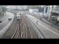 【紅色火災危險警告信號生效】港鐵輕鐵（路綫614）第四期列車（1129）駛離元朗站二台