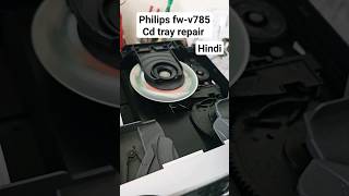 Philips fw-v785 cd tray repair cd changer fix problem.  no disc problem solve.