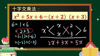 品果數學【十字交乘法】因式分解