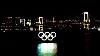 【timelapse】夜景_夜明け_東京湾_レインボーブリッジ_お台場_tokyo_rainbowbridge_odaiba