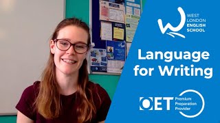 Language for OET Writing Sub-Test - with Beth at West London English School and OET All Stars