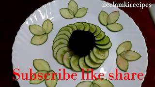 salad decoration ideas Easy to way art/🍅250🍅/ neelamkirecipes