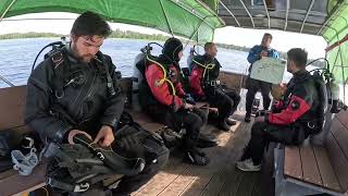 Scuba diving in Lake Alaušas (Lithuania) 2024-06