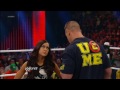 raw john cena kisses aj lee