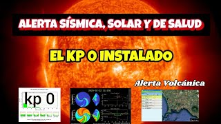 ALERTA SÍSMICA, SOLAR Y DE SALUD. INDICE MAGNÉTICO PLANETARIO CERO 😥