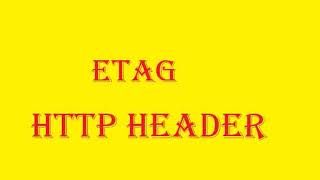 ETag http header