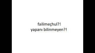 failimeçhul yapanı bilinmeyen #failimeçhul #yapanıbilinmeyen #trending