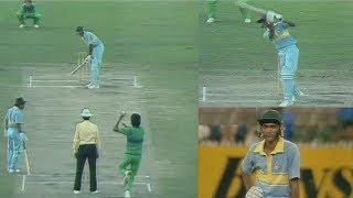 Young Azharuddin vs Mighty Pakistan Bowling | Azhar's Brave Match Winning 93 in a Tough Run Chase