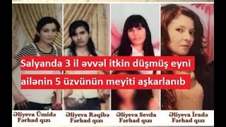 Salyanda amansız qətl: Arvadını və 4 qızını öldürdü