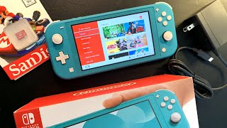 Nintendo Switch Lite Unboxing and Setup