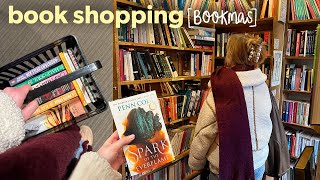 Book shopping vlog 💌  Browsing Edinburgh book stores & updating my TBR | Bookmas day 5 [vlogmas]